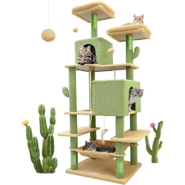 Cactus Tree Tower 76-Inch Extra Tall Multi-Level Condos